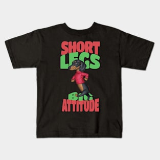 Short Legs Big Attitude Kids T-Shirt